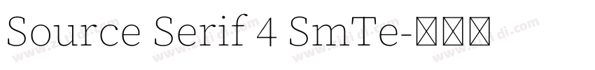 Source Serif 4 SmTe字体转换